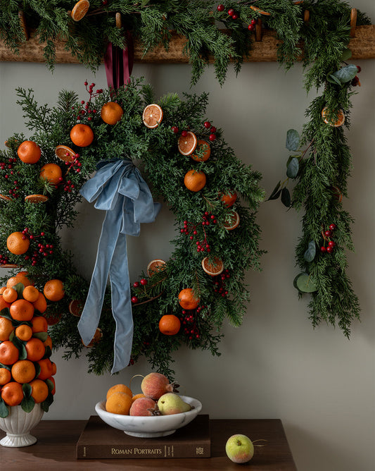 28" Citrus Faux Wreath