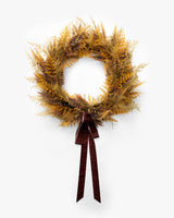 30" Faux Golden Fern Wreath