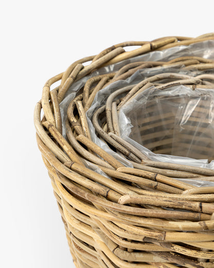 Tapered Basket Planters (Set of 3)