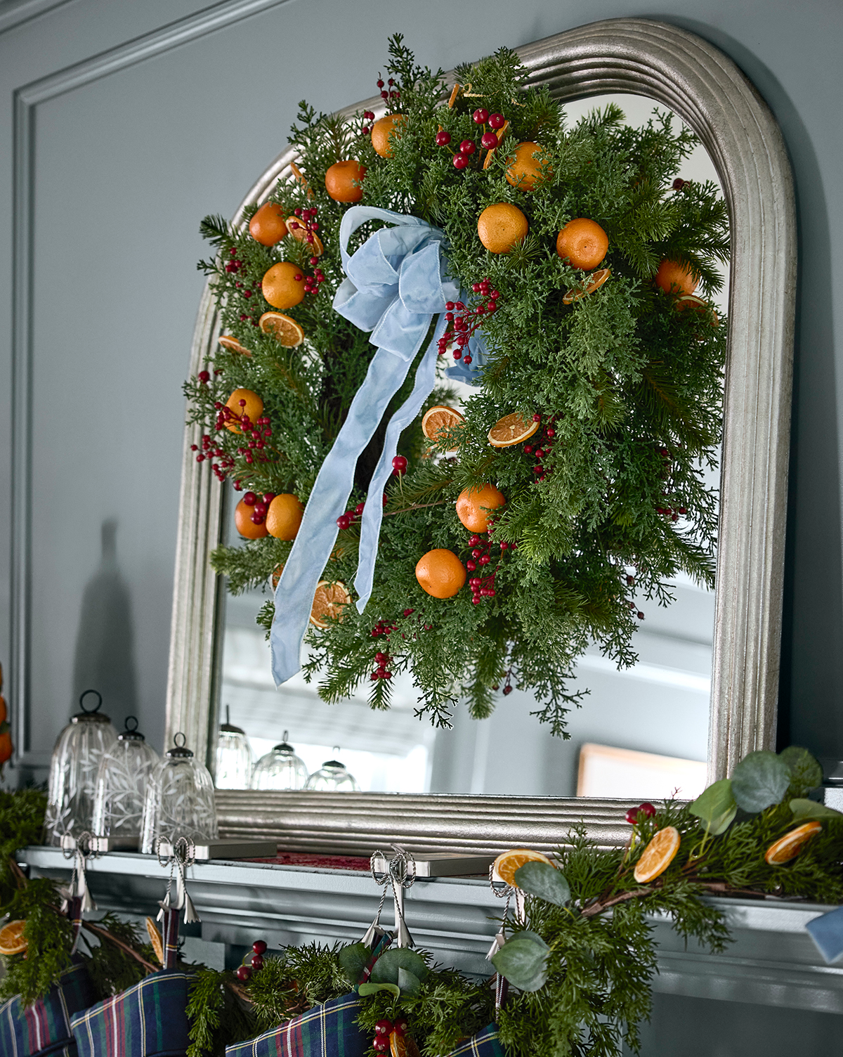28" Citrus Faux Wreath